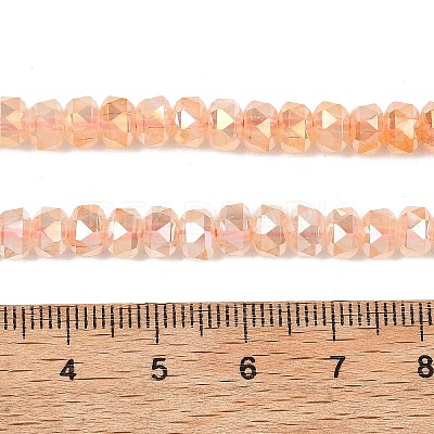 Imitation Jade Glass Beads Strands EGLA-F167-03A-03-1