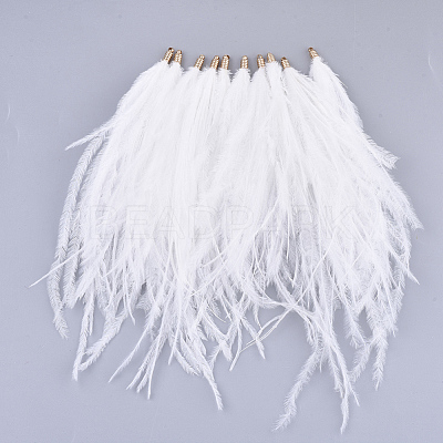 Ostrich Feather Tassel Big Pendant Decorations X-FIND-S302-08A-1