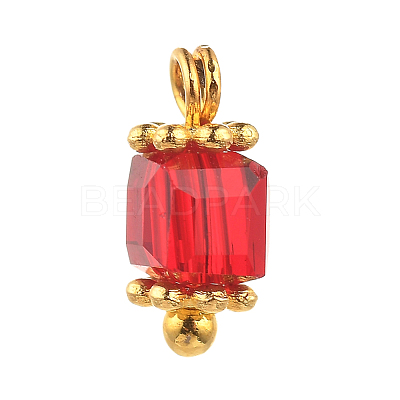 Transparent Glass Charms PALLOY-JF00459-M-1