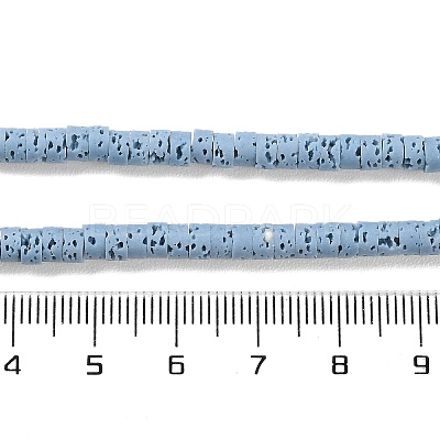 Synthetic Lava Rock Dyed Beads Strands G-H311-10-07-1