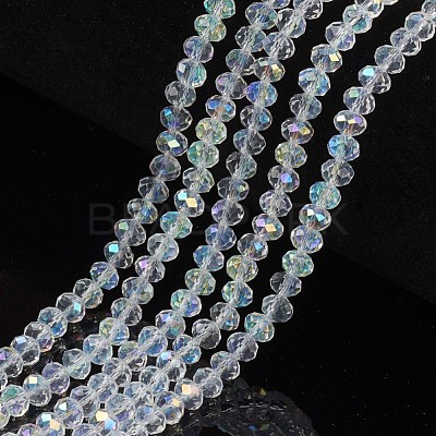 Electroplate Glass Beads Strands EGLA-A034-T8mm-L19-1