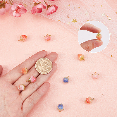 Handmade Dried Flower Pendants KY-SC0001-34-1