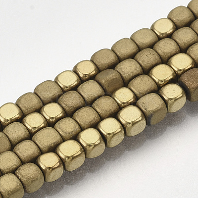 Electroplate Non-magnetic Synthetic Hematite Bead Strands X-G-Q467-11F-1