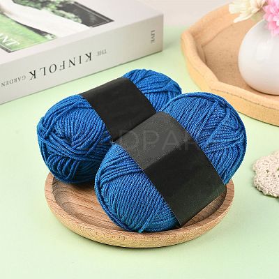 5Pcs Polyester Yarn for Knitting & Crochet YCOR-SZ0001-03B-1