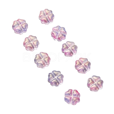 100Pcs Transparent Czech Glass Beads GLAA-CJ0001-55-1