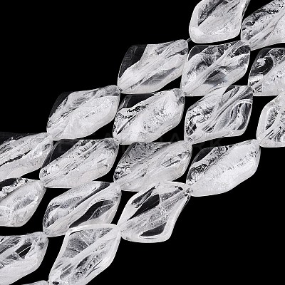 Handmade Lampwork Beads Strands LA-N046-02O-1