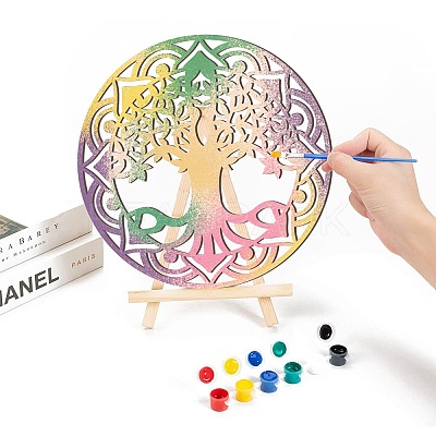 Laser Cut Wooden Wall Sculpture WOOD-WH0105-019-1