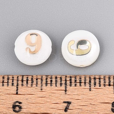 Natural Freshwater Shell Beads SHEL-N003-20-09-1