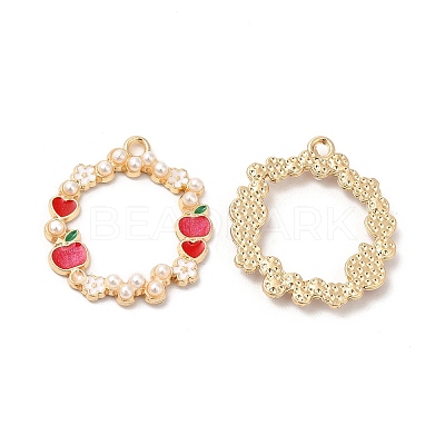 Alloy Enamel Pendants ENAM-C005-08G-02-1