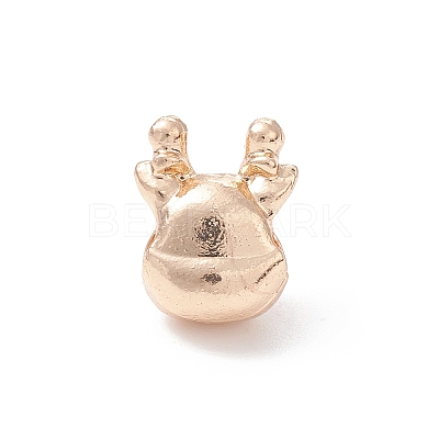 Christmas Theme Alloy Enamel European Beads MPDL-Q213-08G-1