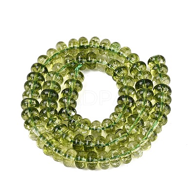 Crackle Transparent Glass Beads Strands GLAA-N074-02A-13-1
