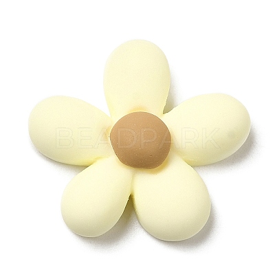 Opaque Resin Cabochons CRES-M021-02H-1