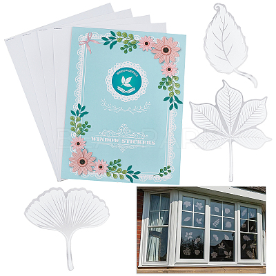 Waterproof PVC Window Film Adhesive Stickers DIY-WH0343-77-1