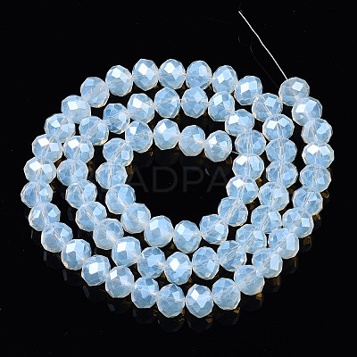 Electroplate Glass Beads Strands EGLA-A034-J2mm-A04-1