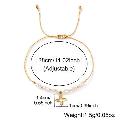 304 Stainless Steel Charm Bracelets FN6777-1