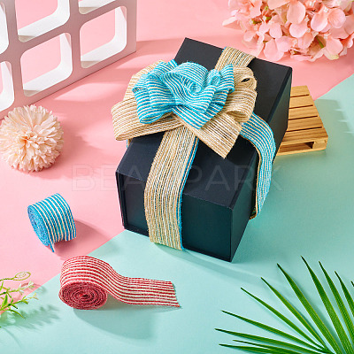 12M 6 Colors Burlap Ribbon OCOR-TA0002-50-1