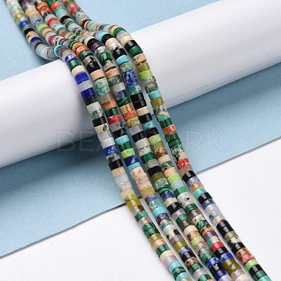Natural & Synthetic Gemstone Beads Strands G-P468-02-1
