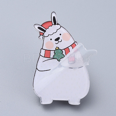 Acrylic Safety Brooches JEWB-D006-A11-1