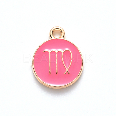 Alloy Enamel Pendants ENAM-S124-01A-03B-1