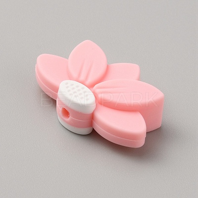 Lotus Food Grade Eco-Friendly Silicone Beads SIL-WH0013-50A-1