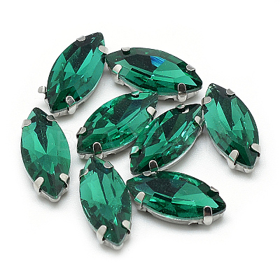 Sew on Rhinestone RGLA-T034-6x12mm-16-1