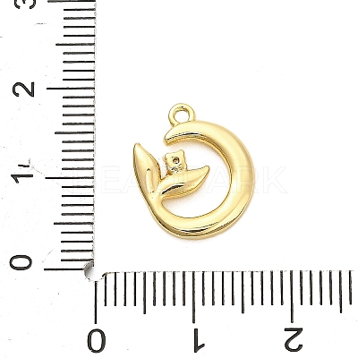 Brass Micro Pave Cubic Zirconia Pendants ZIRC-F143-04G-1