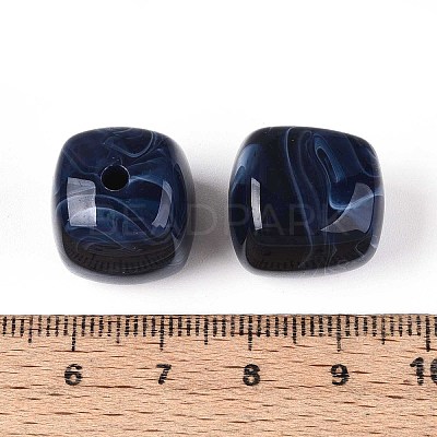 Opaque Acrylic Beads OACR-ZX006-33O-1