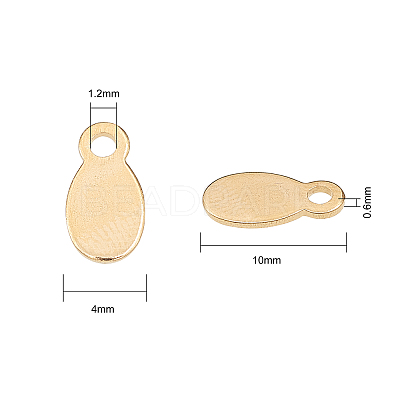 50Pcs 304 Stainless Steel Charms STAS-CJ0001-164G-1