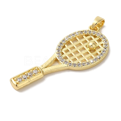 Brass Micro Pave Cubic ZircBrass Micro Pave Cubic Zirconia Pendants KK-S391-08G-01-1