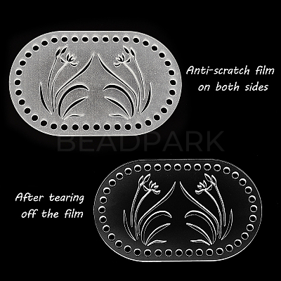 Acrylic Basket Bottoms DIY-WH0184-18-1