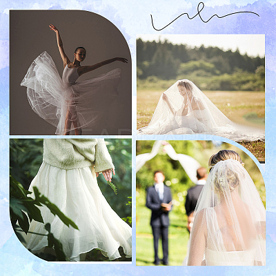 Polyester Mesh Fabric DIY-WH20009-40L-1