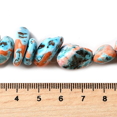 Dyed Natural Magnesite Beads Strands G-L617-A01-01-1