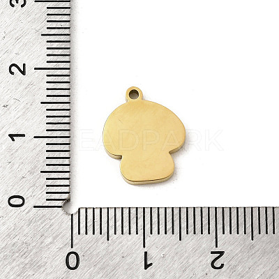 304 Stainless Steel Enamel Charms STAS-I335-03G-04-1