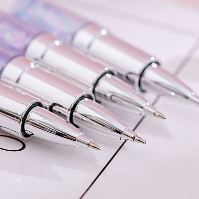 Lipstick Shape Empty Tube Black Ink Ballpoint Pens DIY-H123-A04-1