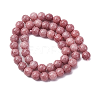 Ombre Effect Dyed Glass Beads Strands GLAA-T031-01O-01-1