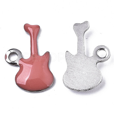 201 Stainless Steel Enamel Charms STAS-N088-15I-1