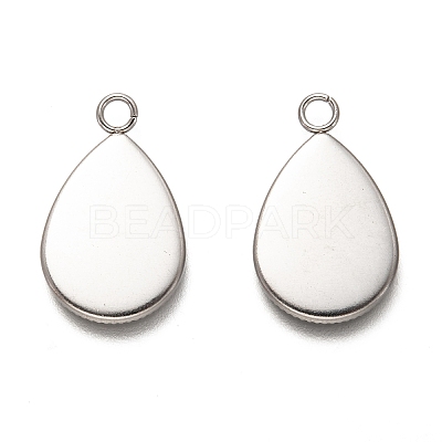 Non-Tarnish 304 Stainless Steel Pendant Cabochon Settings LS-STAS-I176-06A-1