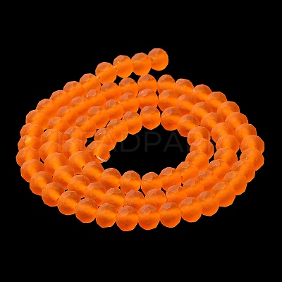 Transparent Glass Beads Strands X-EGLA-A034-T6mm-MD25-1
