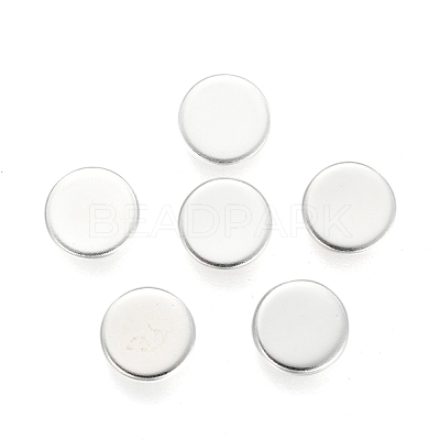 304 Stainless Steel Plain Edge Bezel Cups STAS-E460-10S-6MM-1
