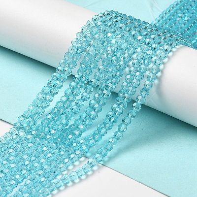 Transparent Glass Beads EGLA-A035-T4mm-D08-1