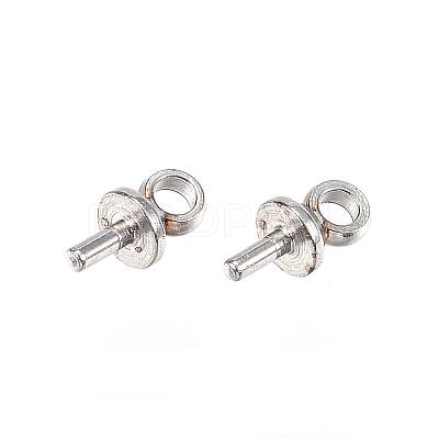Tarnish Resistant 304 Stainless Steel Peg Bails Pendants STAS-D448-086P-1