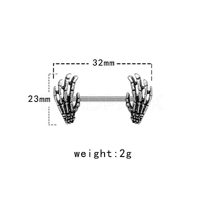 304/316 Stainless Steel Nipple Rings WG57600-05-1