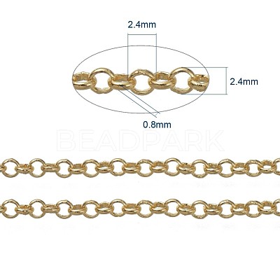 Brass Rolo Chains CHC-S008-002E-G-1