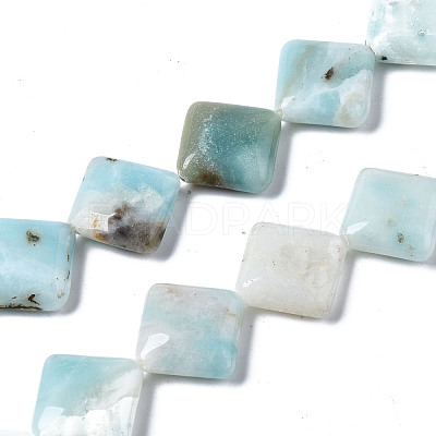 Natural Amazonite Beads Strands G-N0326-73A-01-1