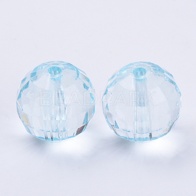 Transparent Acrylic Beads TACR-Q254-8mm-V38-1