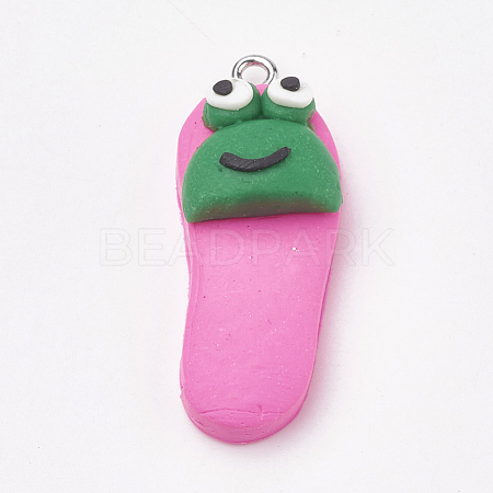 (Holiday Stock-Up Sale)Handmade Polymer Clay Pendants CLAY-T012-25-1