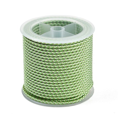 11M Polyester Braided Cord with Cotton Core & Metallic Thread OCOR-Z006-01-15-1