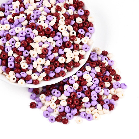 Opaque Acrylic Beads OACR-N150-05F-1