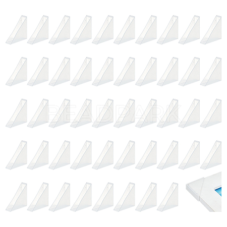 50Pcs Plastic Triangle Corner Protector FIND-NB0005-48C-1