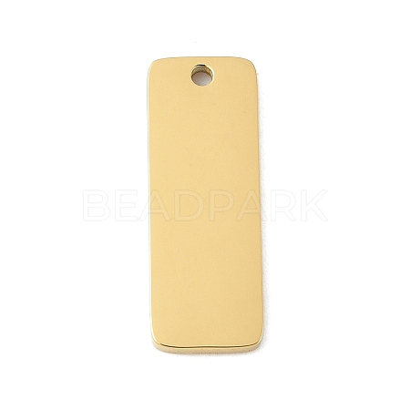 304 Stainless Steel Mirror Polished Finish Stamping Blank Tag Pendants STAS-D365-04G-1